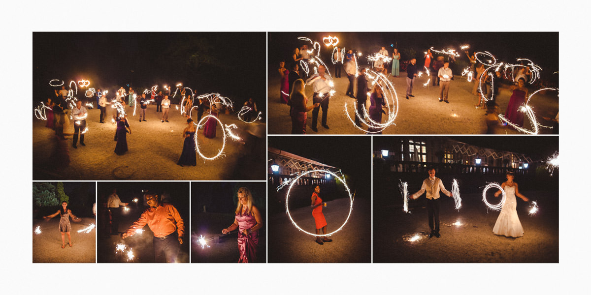 Wild wedding at Schlosshotel Kronberg / Castle Friedrichshof - wonderful couple, mariachi and sparklers