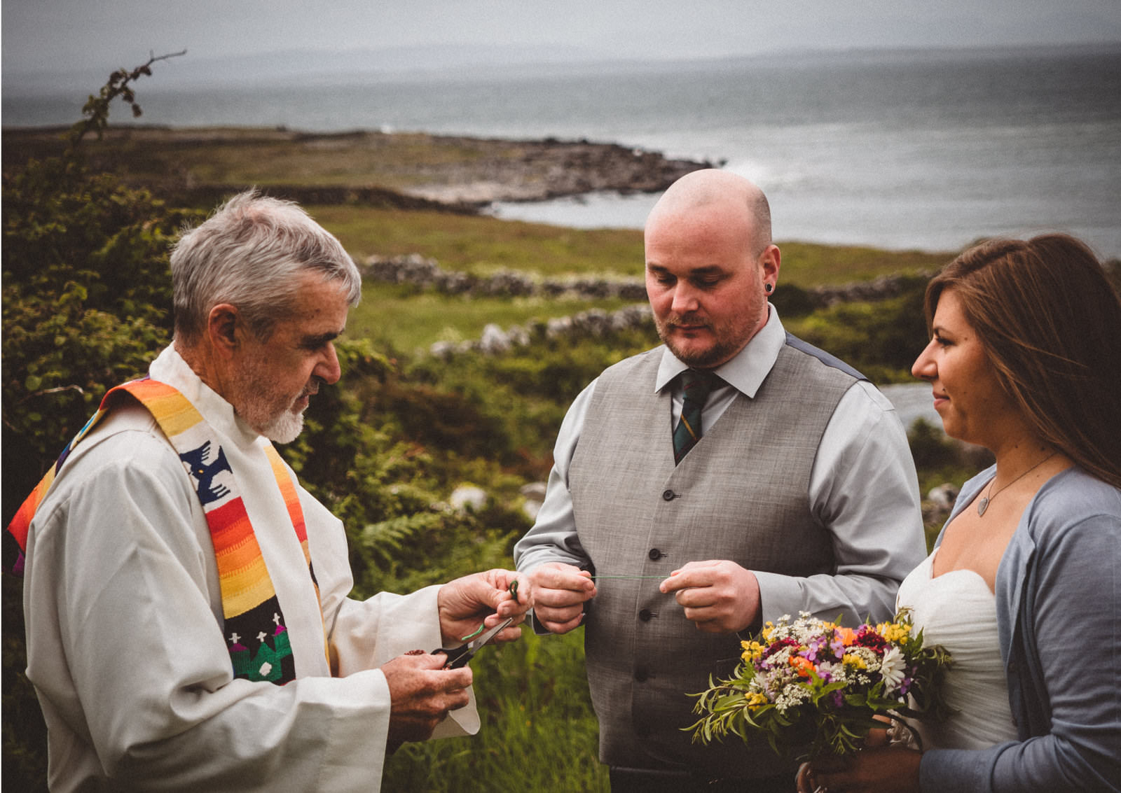 Elopement von Melissa & Chad auf Inishmore, Aran Islands, Irland