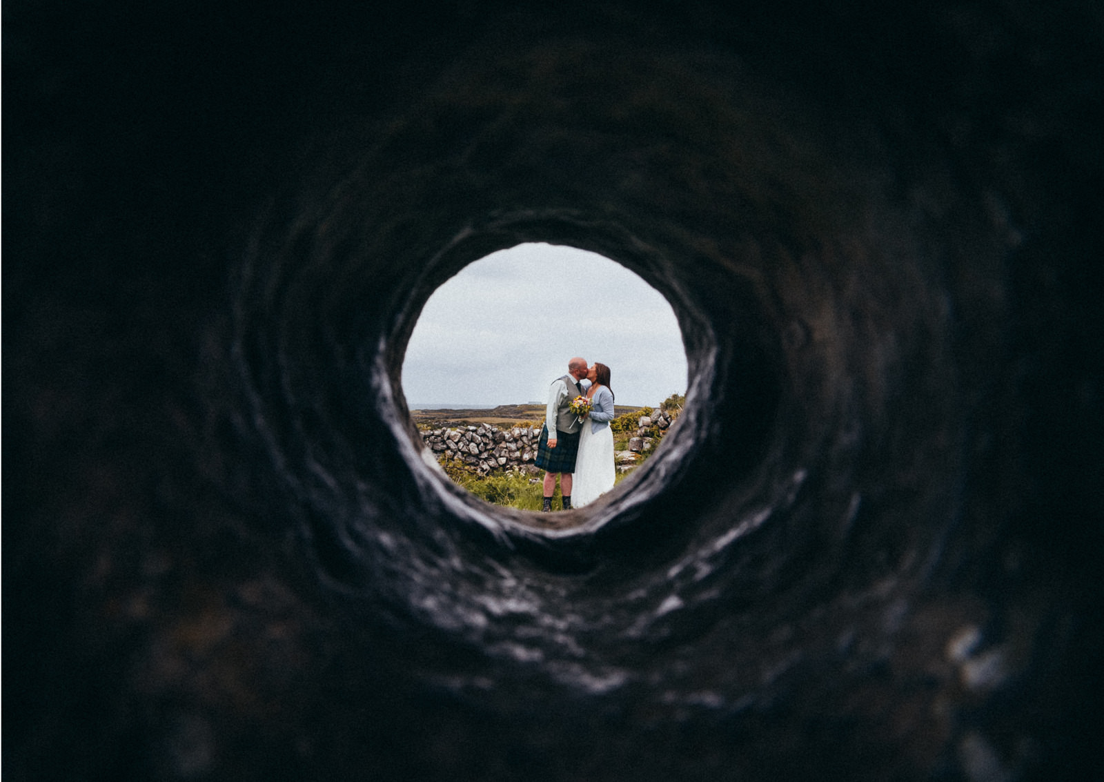 Elopement von Melissa & Chad auf Inishmore, Aran Islands, Irland