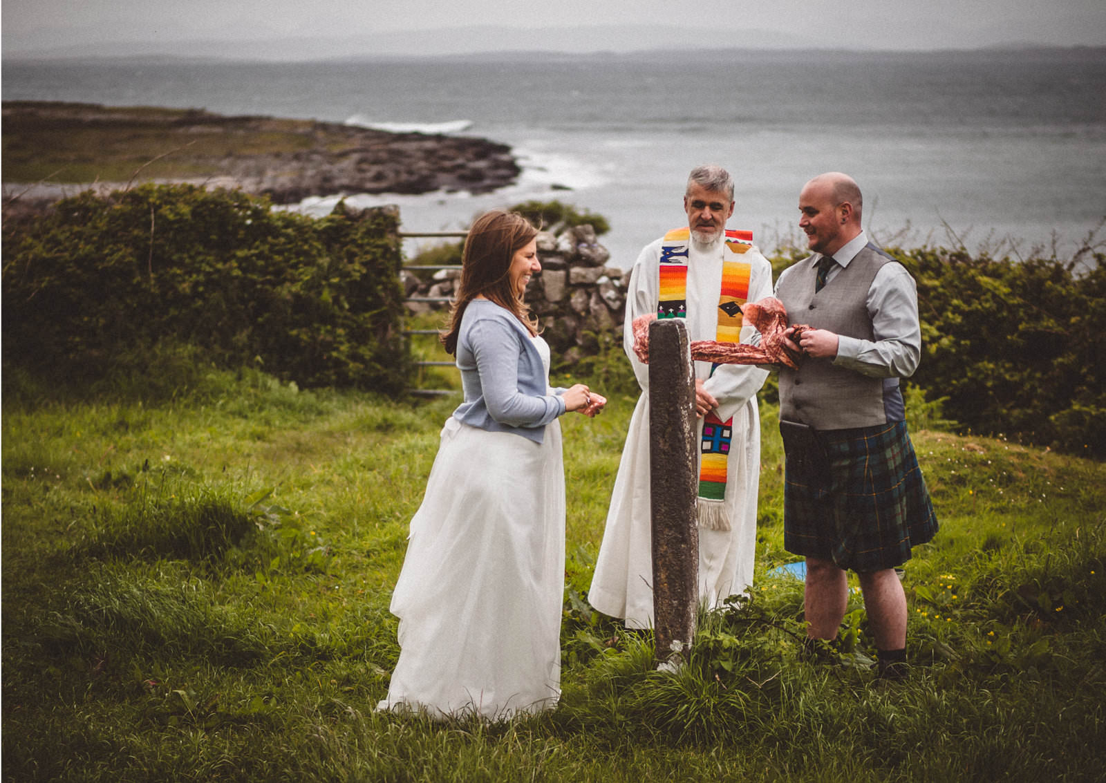 Elopement von Melissa & Chad auf Inishmore, Aran Islands, Irland