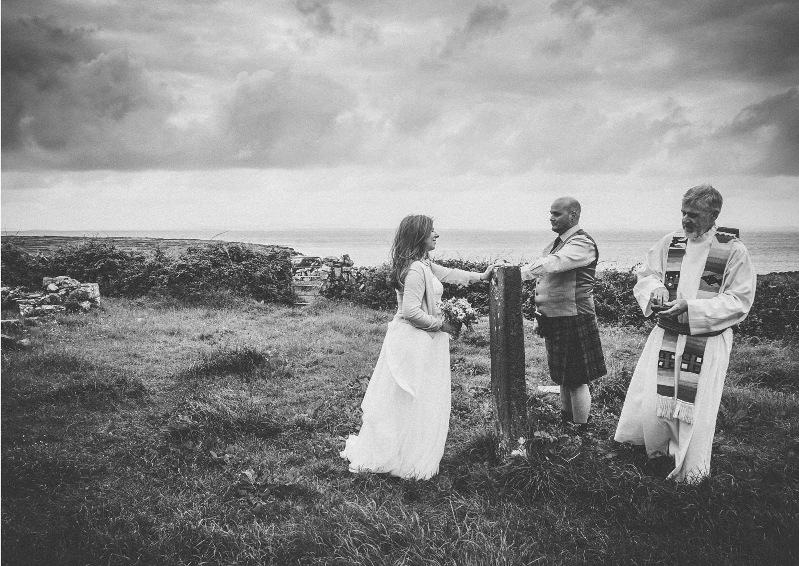 Elopement von Melissa & Chad auf Inishmore, Aran Islands, Irland