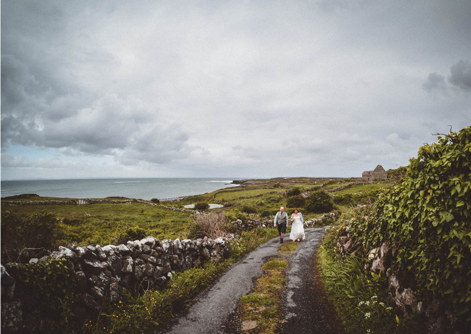 Elopement von Melissa & Chad auf Inishmore, Aran Islands, Irland