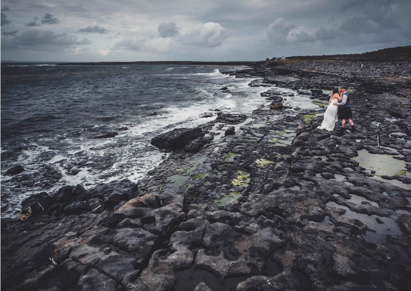 Elopement von Melissa & Chad auf Inishmore, Aran Islands, Irland