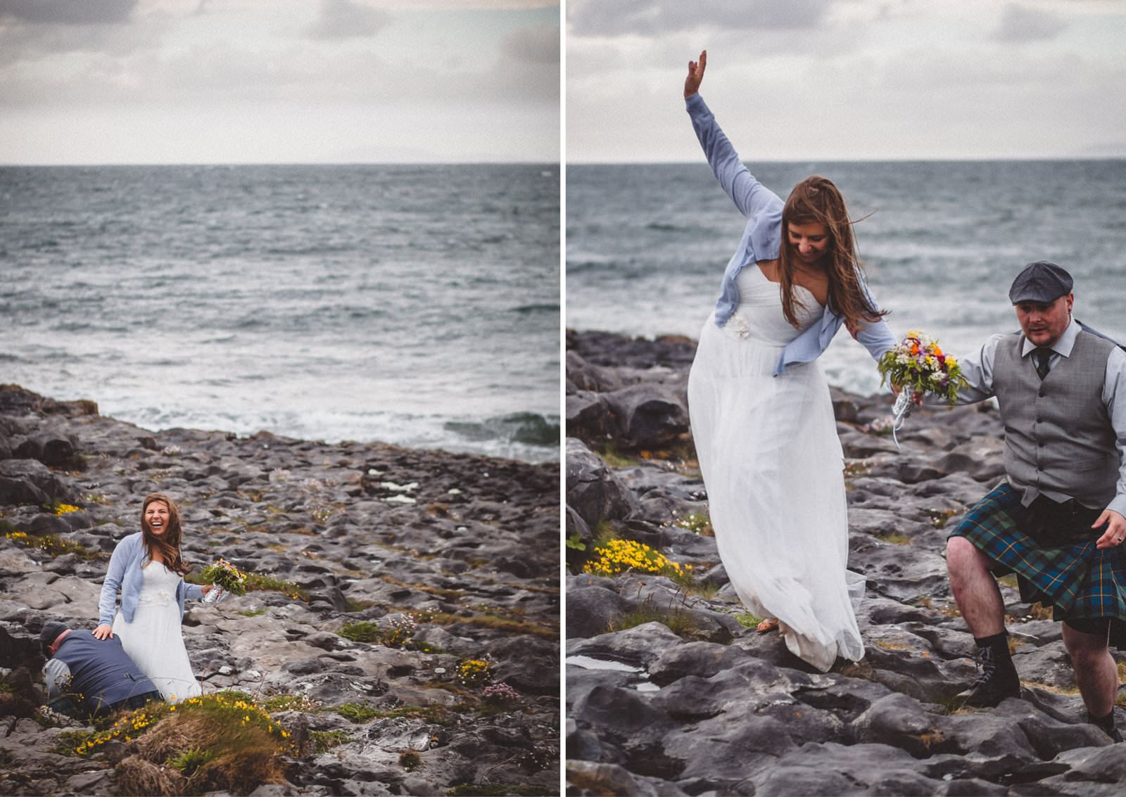 Elopement von Melissa & Chad auf Inishmore, Aran Islands, Irland