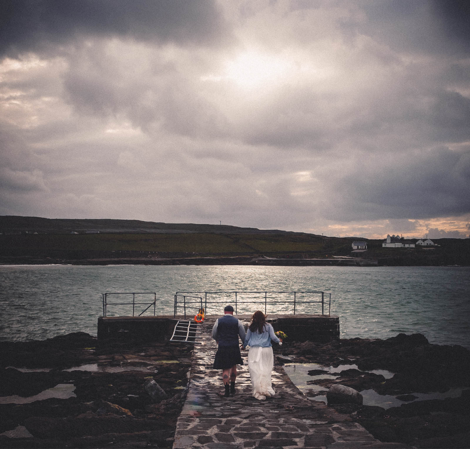 Elopement of Melissa & Chad on Inishmore, Aran Islands, Ireland