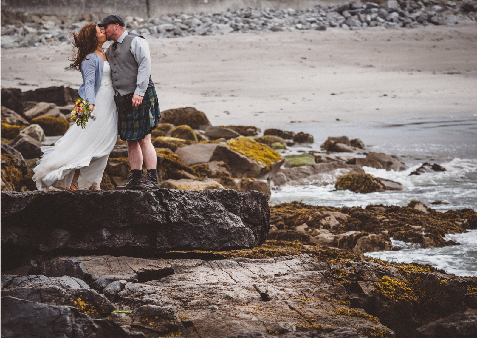 Elopement of Melissa & Chad on Inishmore, Aran Islands, Ireland