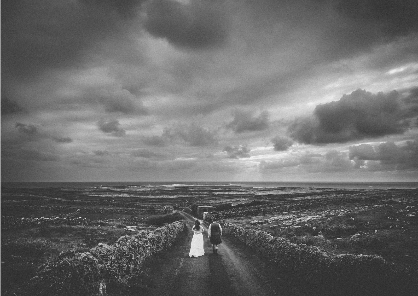 Elopement von Melissa & Chad auf Inishmore, Aran Islands, Irland