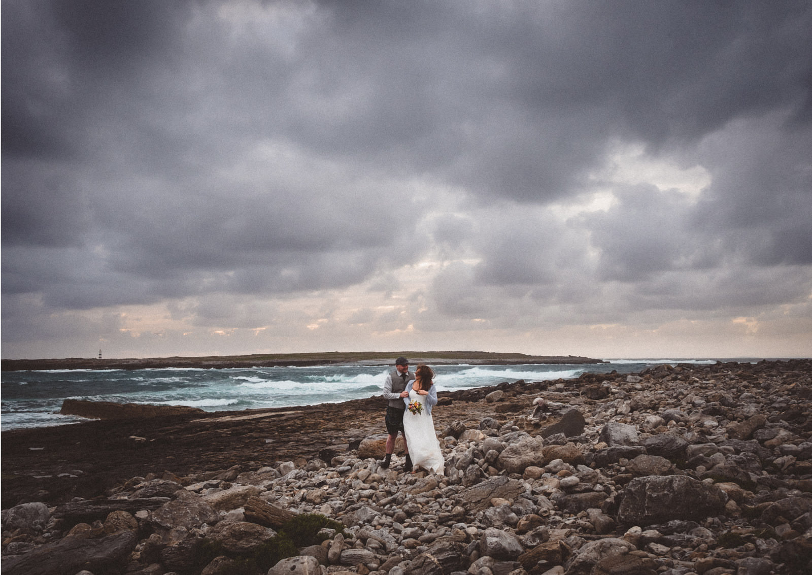 Elopement von Melissa & Chad auf Inishmore, Aran Islands, Irland