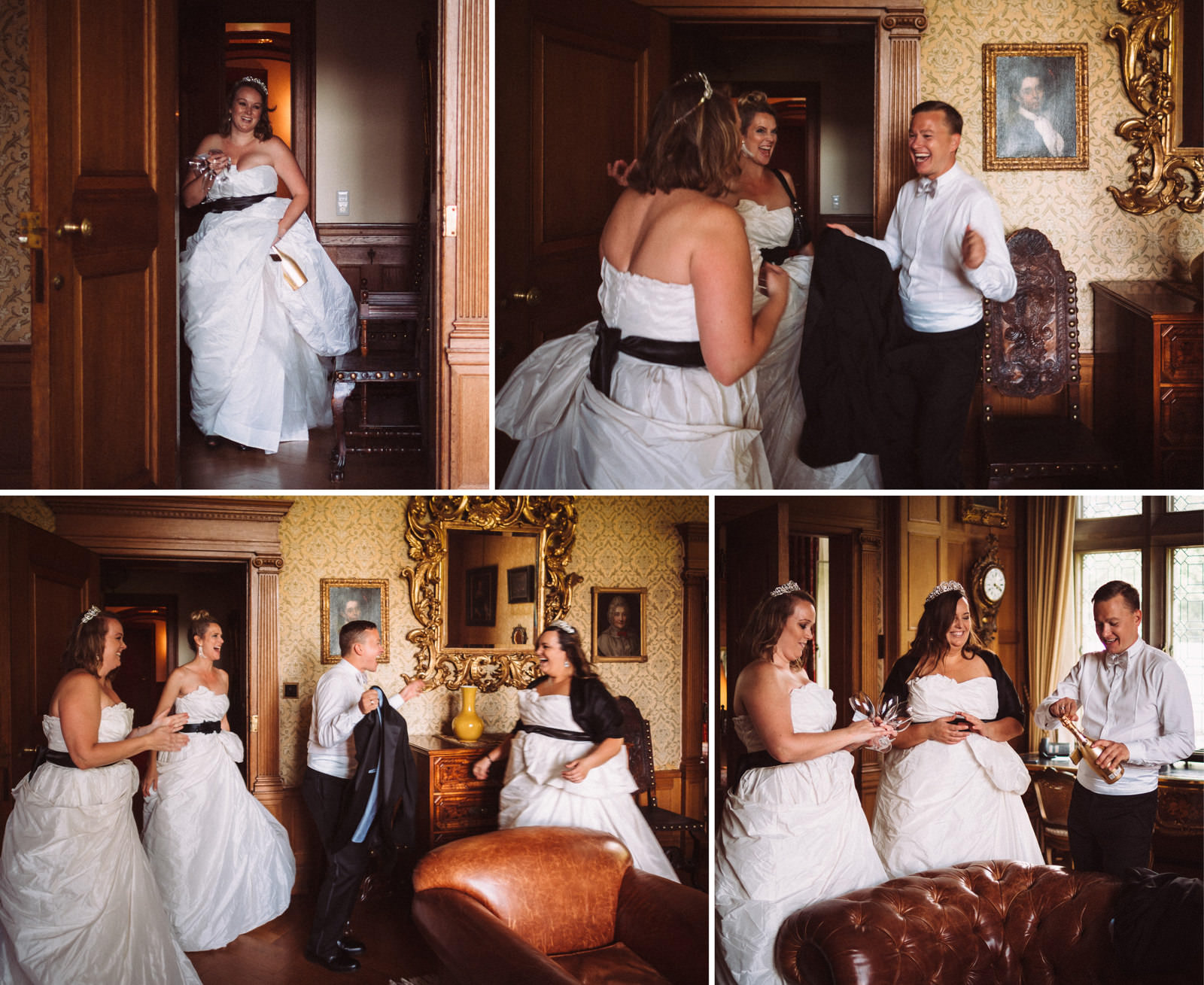 Same-sex wedding at Schlosshotel Kronberg