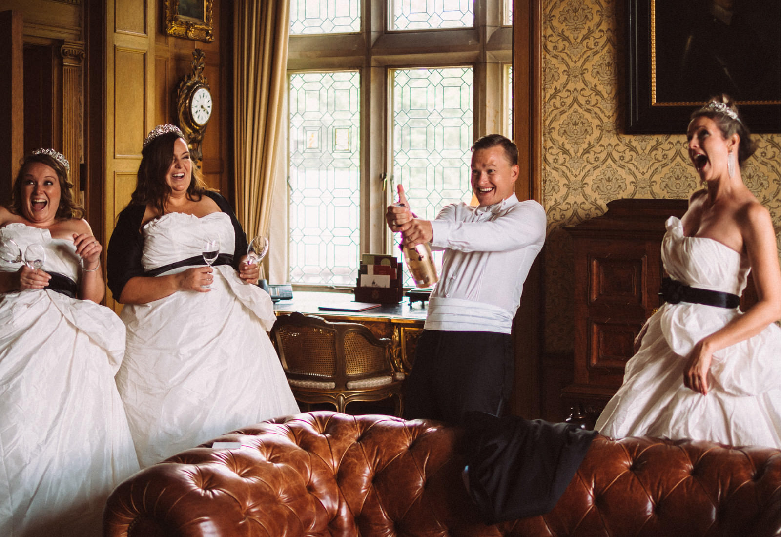 Same-sex wedding at Schlosshotel Kronberg