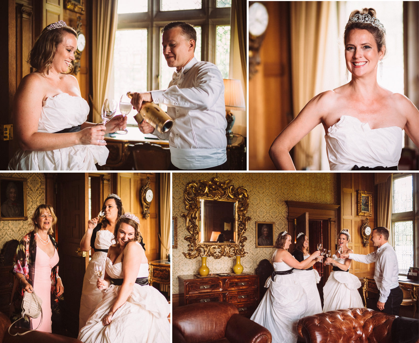 Same-sex wedding at Schlosshotel Kronberg