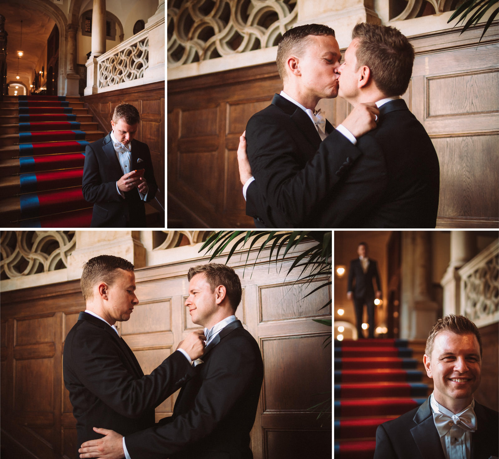 Same-sex wedding at Schlosshotel Kronberg