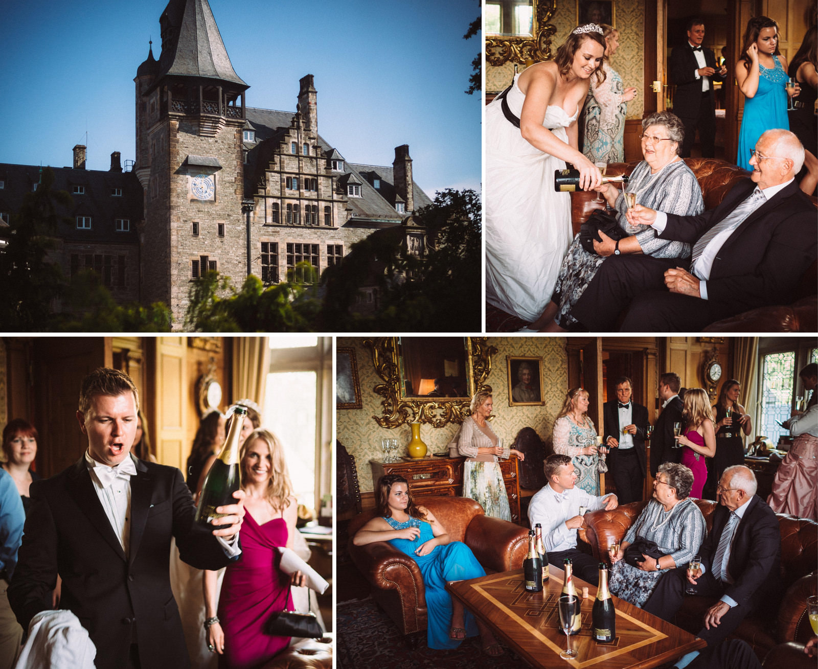 Same-sex wedding at Schlosshotel Kronberg