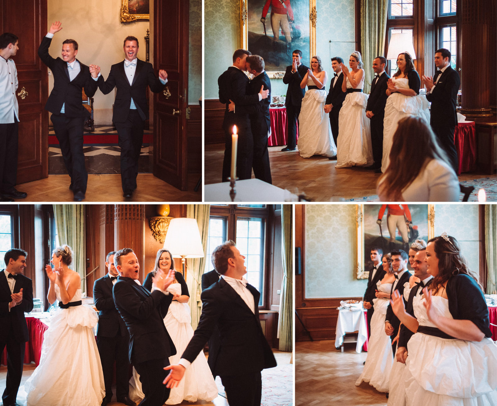 Same-sex wedding at Schlosshotel Kronberg