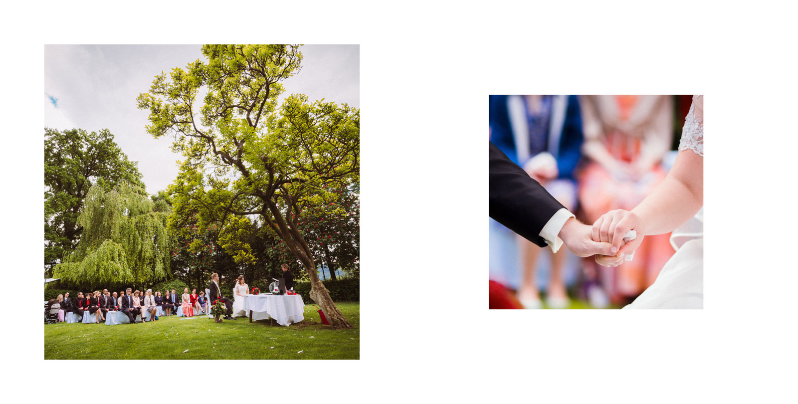 Hochzeit im Park von Schlosshotel Rettershof, Kelkheim