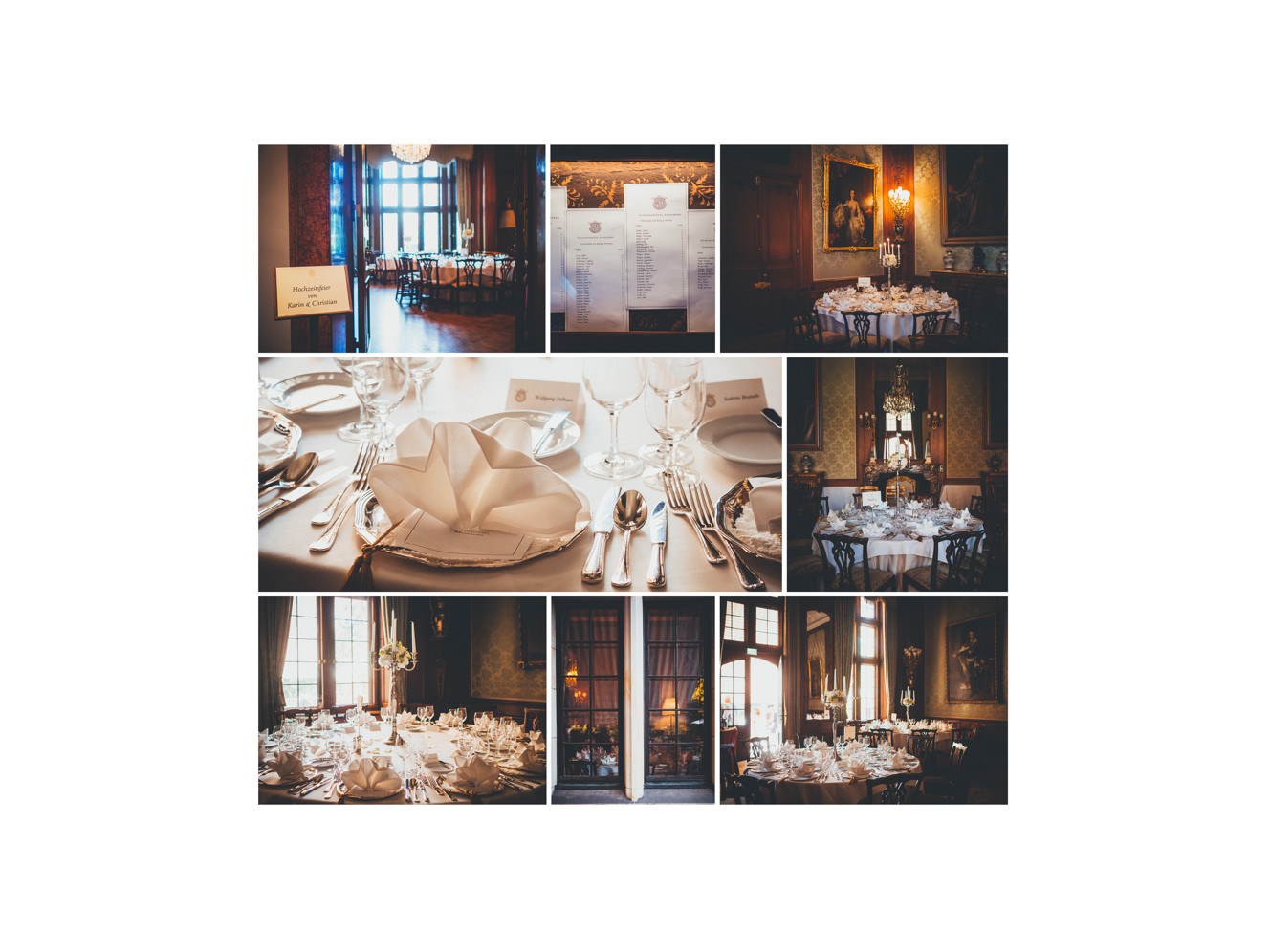 Wedding at Schlosshotel Kronberg - getting ready, church wedding, wedding portraits in the park and a great party