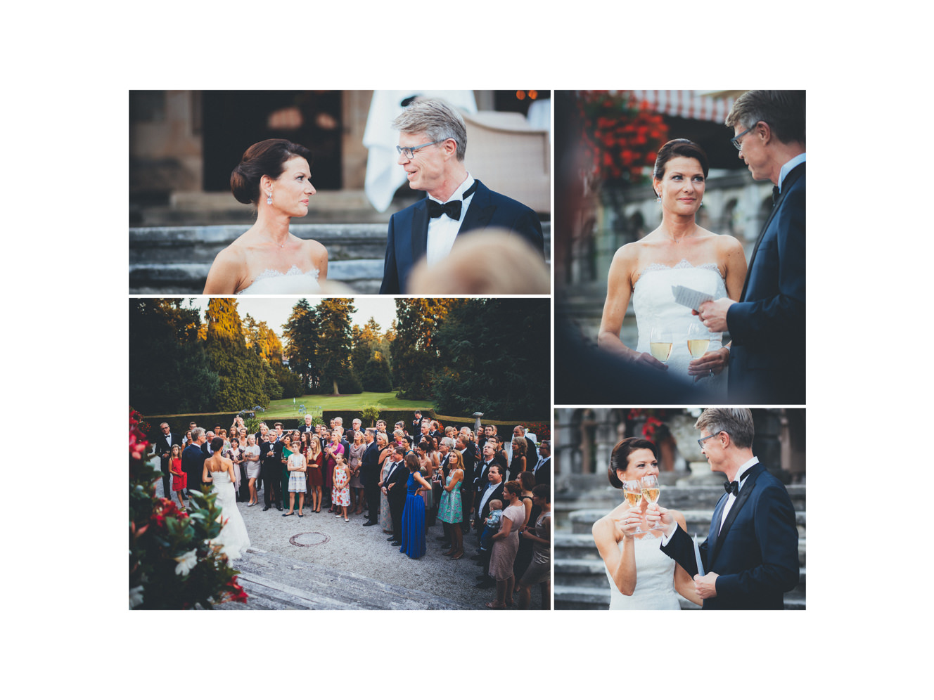 Wedding at Schlosshotel Kronberg - getting ready, church wedding, wedding portraits in the park and a great party