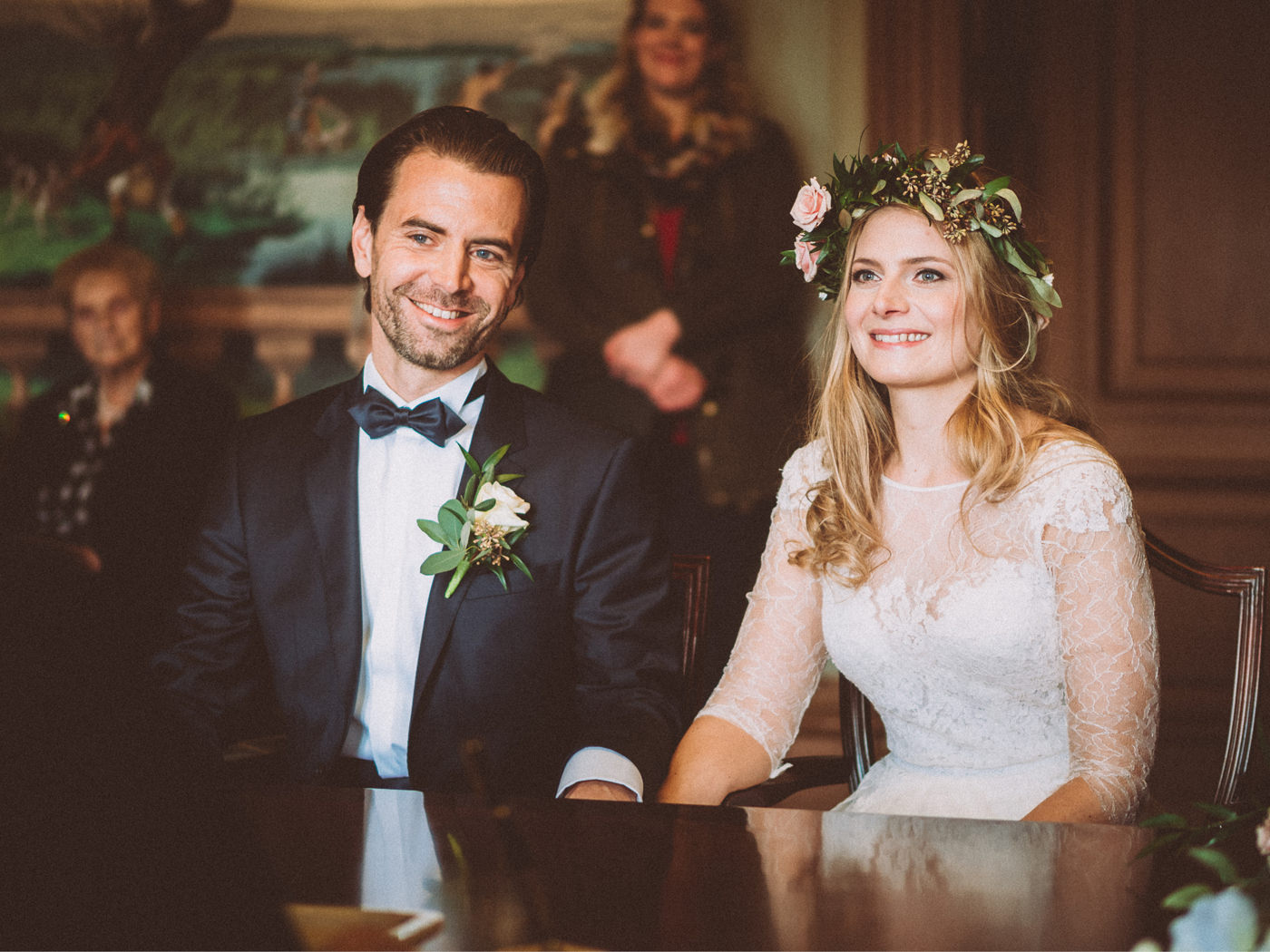 Hochzeit in Hanau - Trauung auf Schloss Philipsruhe, Hochzeitsfotos im Schlosspark Wilhelmsbad, Feier in der Wilhelmsbader Hofküche