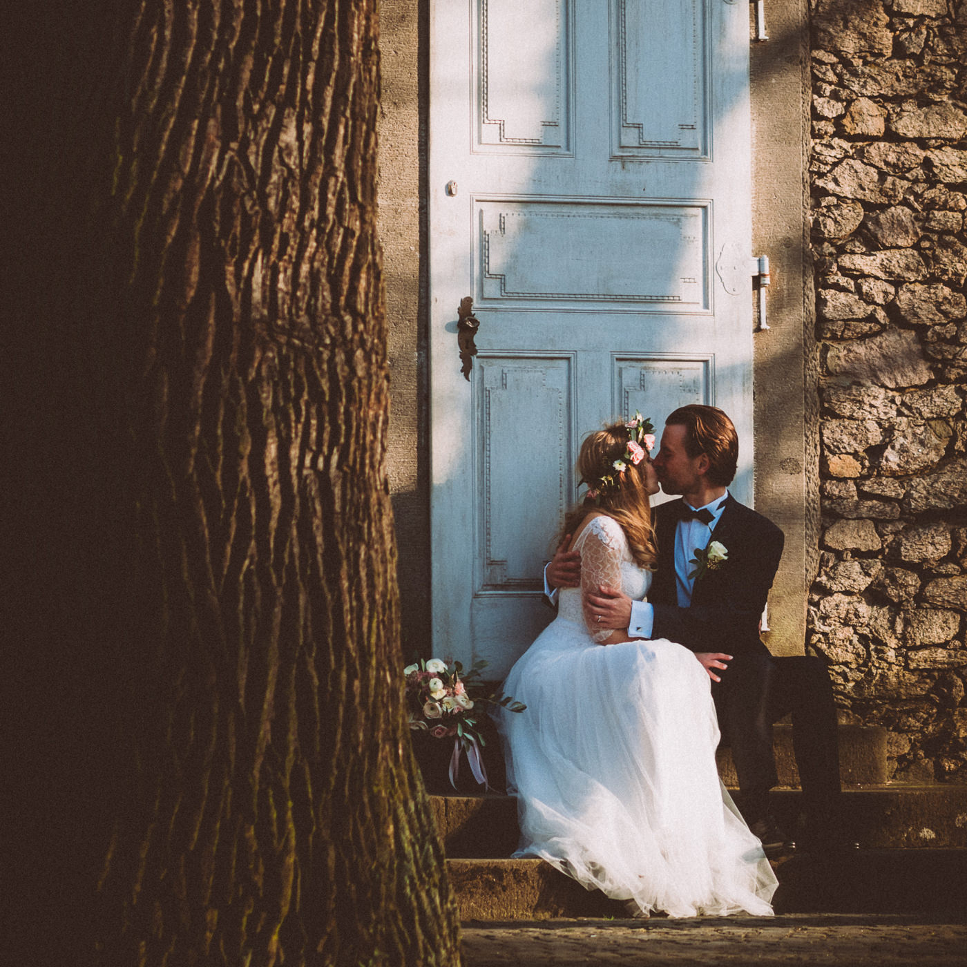 Hochzeit in Hanau - Trauung auf Schloss Philipsruhe, Hochzeitsfotos im Schlosspark Wilhelmsbad, Feier in der Wilhelmsbader Hofküche