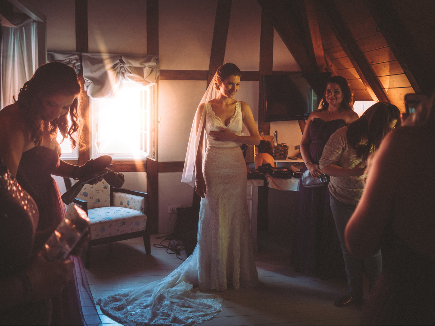 Hochzeit Grenzhof Heidelberg - kirchliche Trauung, Hochzeitsfotos bei Traumwetter, großartige Hochzeitsparty