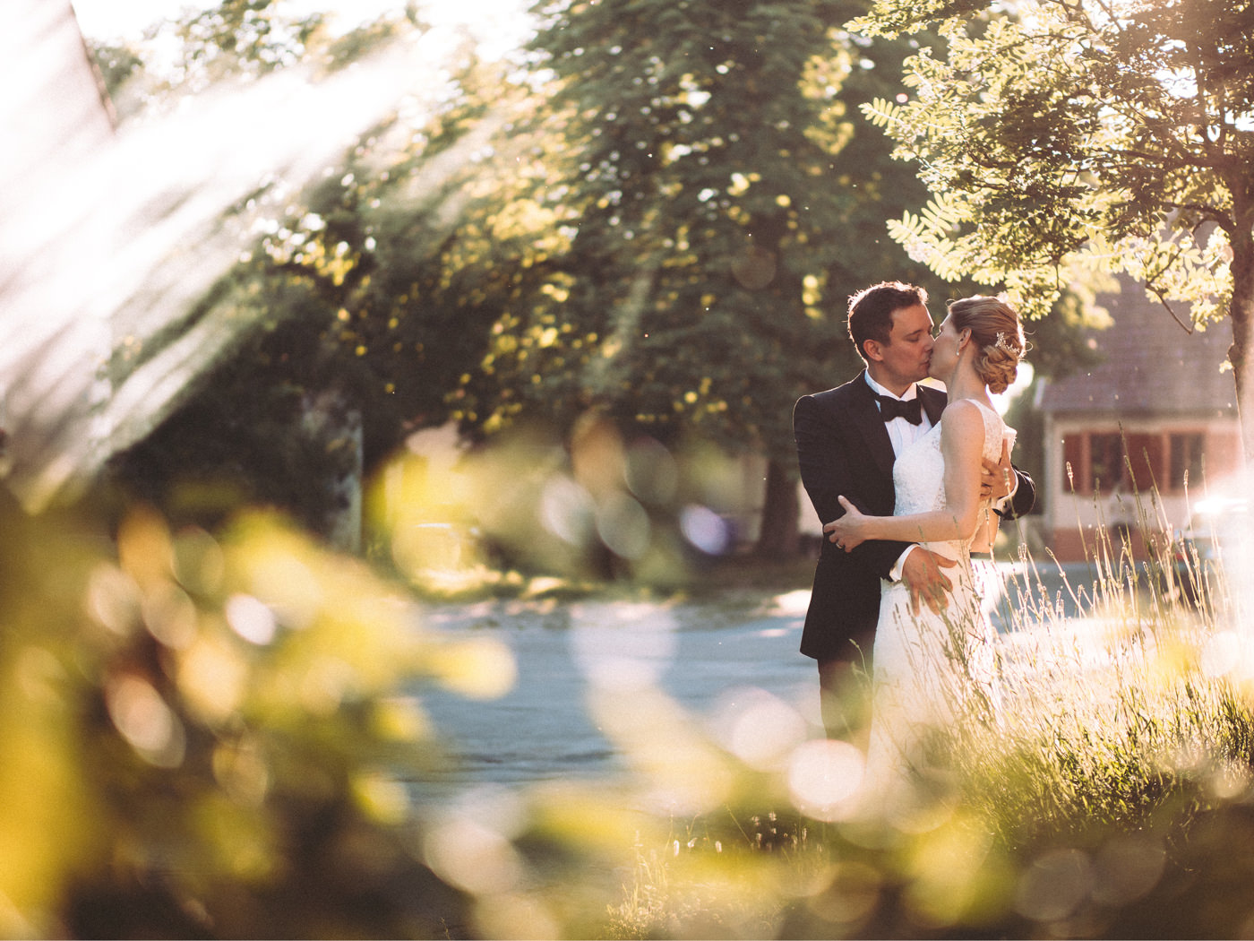 Hochzeit Grenzhof Heidelberg - kirchliche Trauung, Hochzeitsfotos bei Traumwetter, großartige Hochzeitsparty