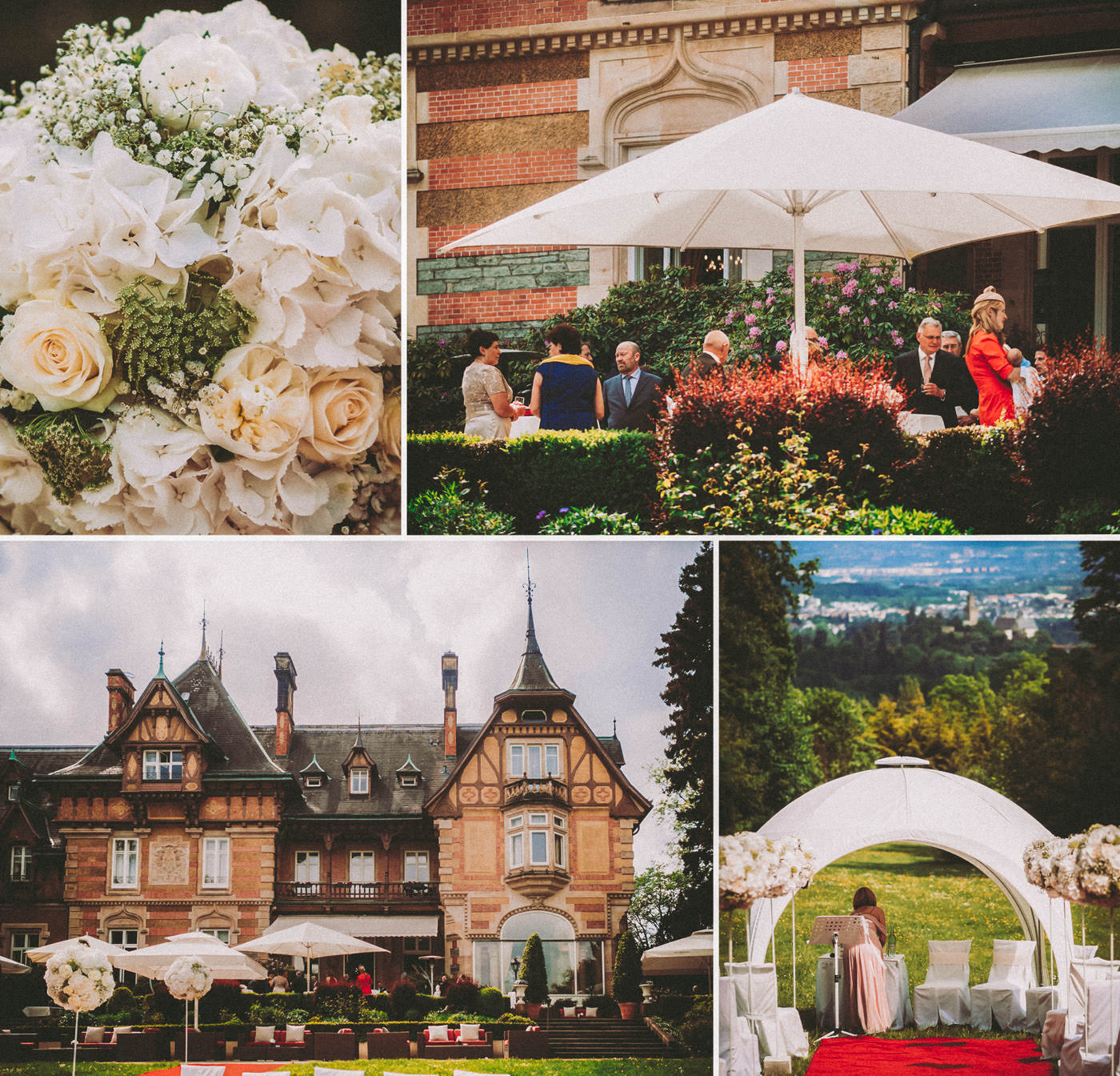 Wedding at Villa Rothschild, Königstein, Frankfurt - outdoor wedding in the park and party in the bar