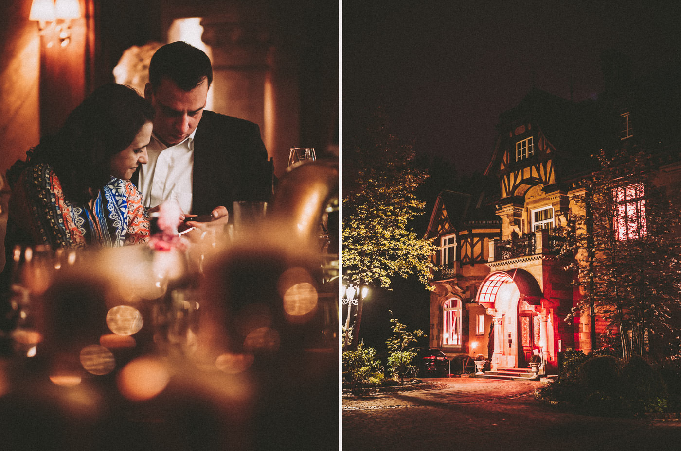 Hochzeit Villa Rothschild - Freie Trauung und Portraits im Park und Feier in der Bar