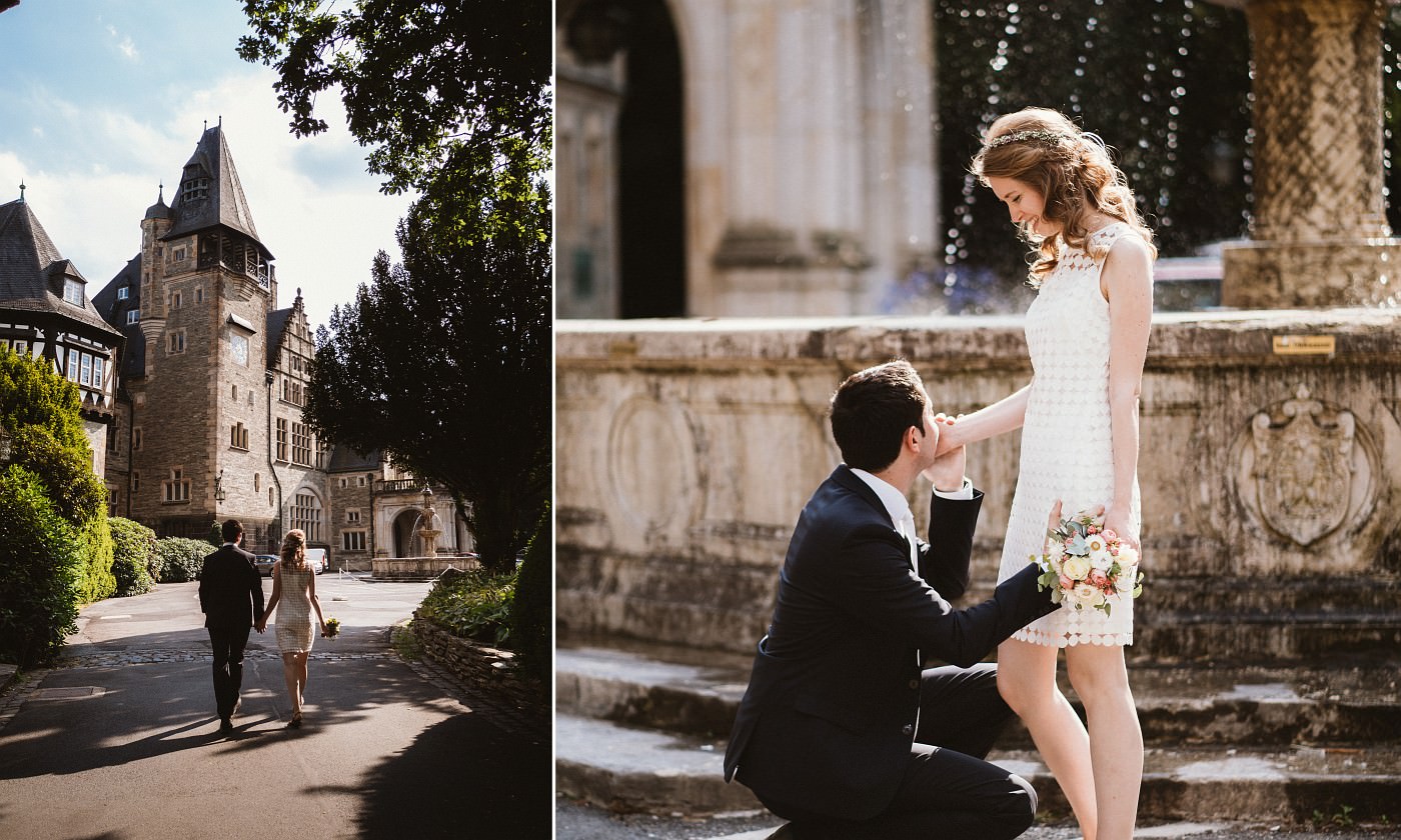 Tiny Wedding at Schlosshotel Kronberg - Photos of a small Wedding near Frankfurt