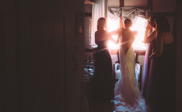 Hochzeit im Grenzhof, Heidelberg - Hochzeitsfotos in der Abendsonne