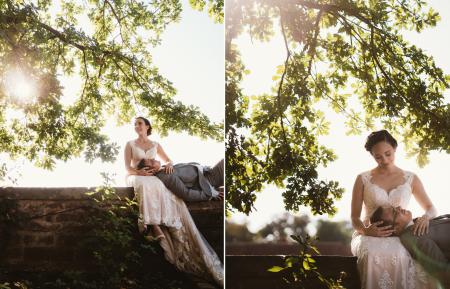Wedding at Hotel Kloster Hornbach: Dream wedding at Hotel Kloster Hornbach in the Palatinate with Carry & Patze