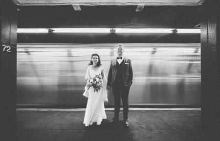 Wedding photos in New York City - with wedding ceremony in Central Park and impressions from Manhattan, Brooklyn and Coney Island