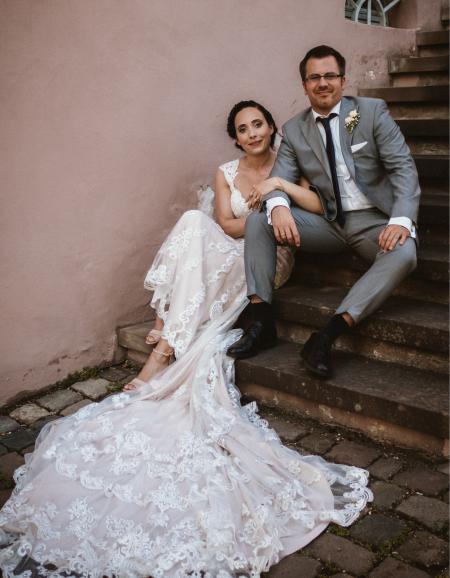 Wedding at Hotel Kloster Hornbach: Dream wedding at Hotel Kloster Hornbach in the Palatinate with Carry & Patze