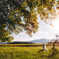 Brautpaar am Rettershof im Taunus