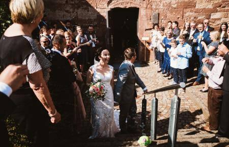 Wedding at Hotel Kloster Hornbach: Dream wedding at Hotel Kloster Hornbach in the Palatinate with Carry & Patze