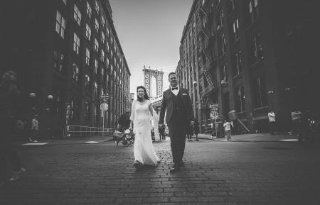 Wedding photos in New York City - with wedding ceremony in Central Park and impressions from Manhattan, Brooklyn and Coney Island