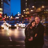 Proposal photoshoot in the middle of Frankfurt