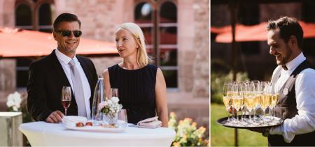 Wedding at Hotel Kloster Hornbach: Dream wedding at Hotel Kloster Hornbach in the Palatinate with Carry & Patze