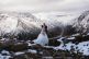Weddingphoto on ropebridge in the Tyrolean Alps, Adventure-Wedding in Austria