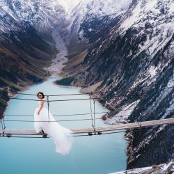 Freie Trauung auf der Hängebrücke an der Olpererhütte - Hochzeit im Zillertal