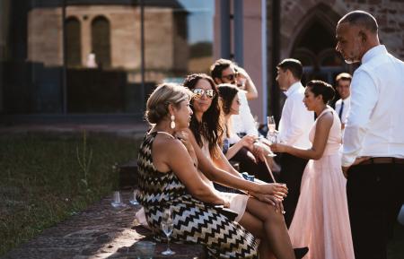 Wedding at Hotel Kloster Hornbach: Dream wedding at Hotel Kloster Hornbach in the Palatinate with Carry & Patze