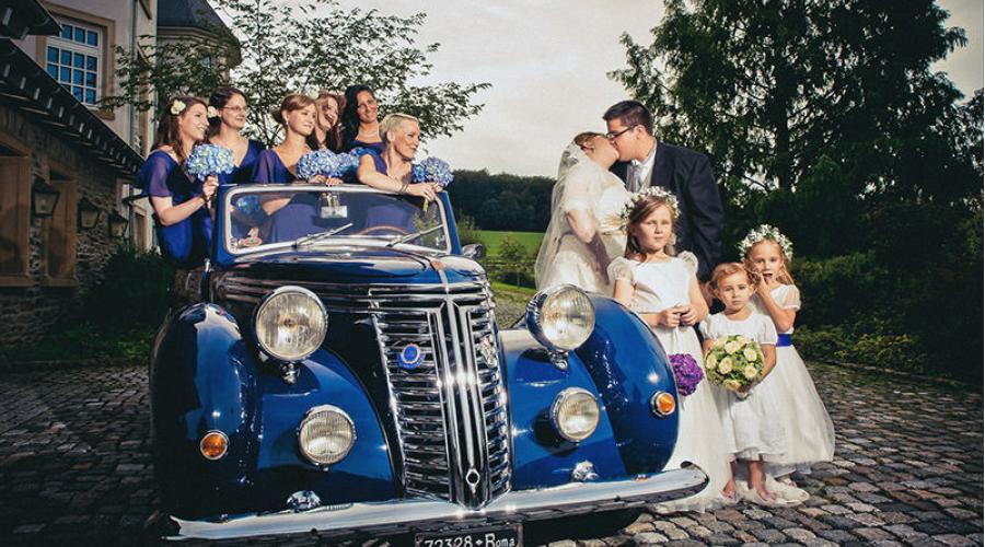 Vintagehochzeit auf Hofgut Georgenthal